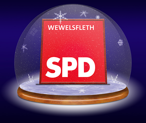 SPD Schneekugel